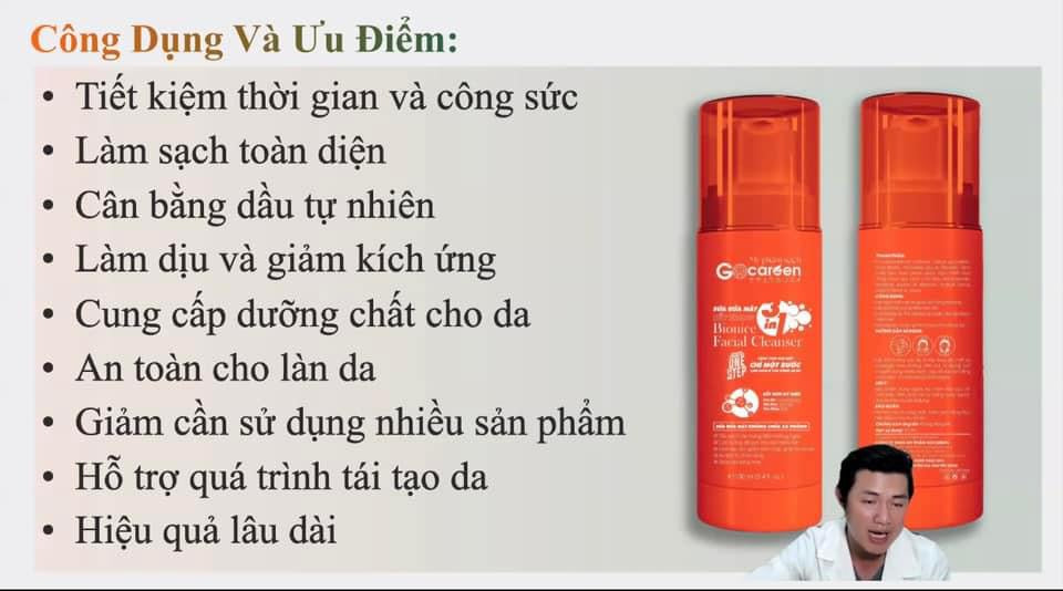 Bộ đôi siêu phẩm Mỹ phẩm sinh học: Kem chống nắng và sữa rửa mặt GOCAREEN