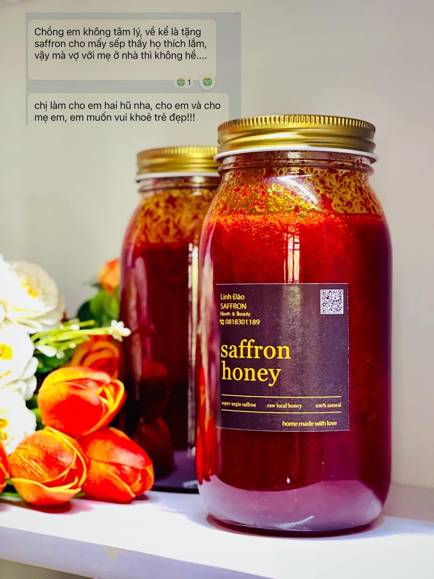 Saffron 5gram with honey (500ml)